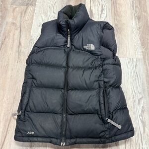 The North Face Black Puffer Vest